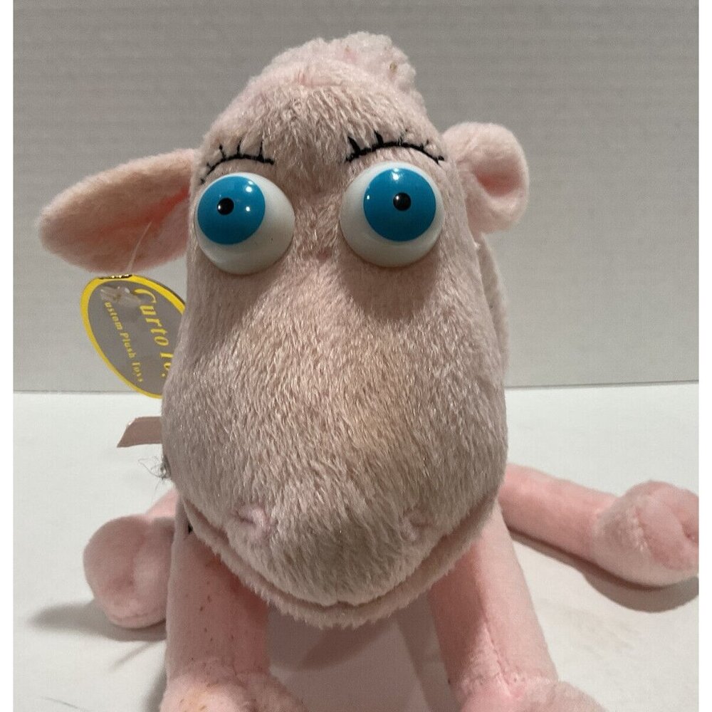 Serta Sheep #3 Pink Curto Toy Plush Stuffed Animal New with Tag 9” Tall